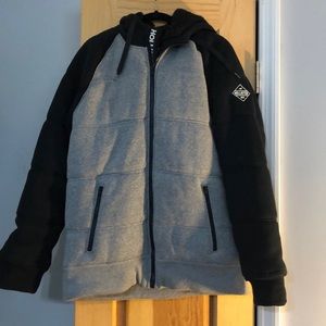 🤑SALE🤑BARELY WORN, HOLLISTER QUITED HOODIE/COAT